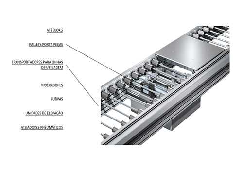 Transportadores e Flow Rack
